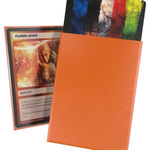 Cortex Sleeves Standard Size Matte Orange (100)