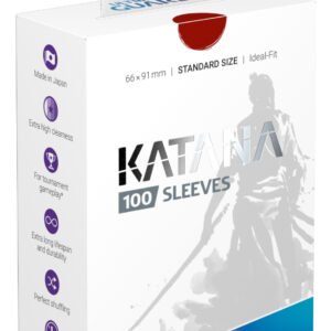 Katana Sleeves Standard Size Red (100)