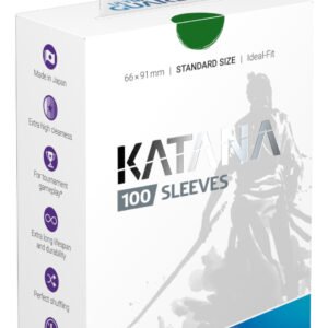 Katana Sleeves Standard Size Green (100)