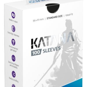 Katana Sleeves Standard Size Black (100)