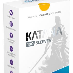 Katana Sleeves Standard Size Yellow (100)