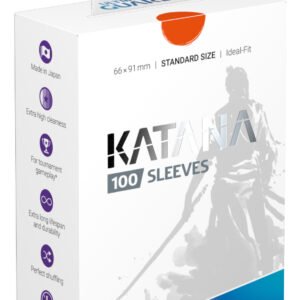 Katana Sleeves Standard Size Orange (100)