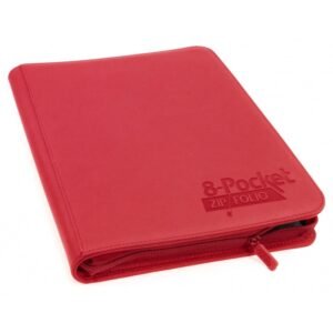 Zipfolio 160 - 8-Pocket XenoSkin Red